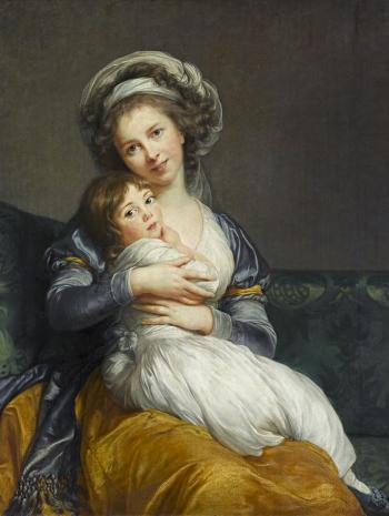 Madame Vigée Le Brun et sa fille, Jeanne Lucie Louise, dite Julie (1780-1819), Élisabeth Vigée Le Brun (1755-1845)
