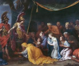 Les Reines de Perse aux pieds d’Alexandre La Tente de Darius Charles Le Brun (1619-1690)