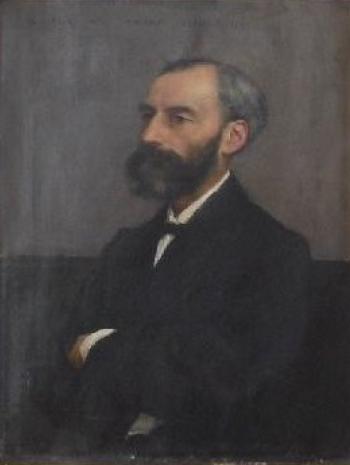 Jules Bastien-Lepage (1848-1884), Portrait d’André Theuriet. 1878, peinture (huile sur toile), 35,5 × 29,8 cm. Tours, musée des Beaux-Arts (1947-1-1)